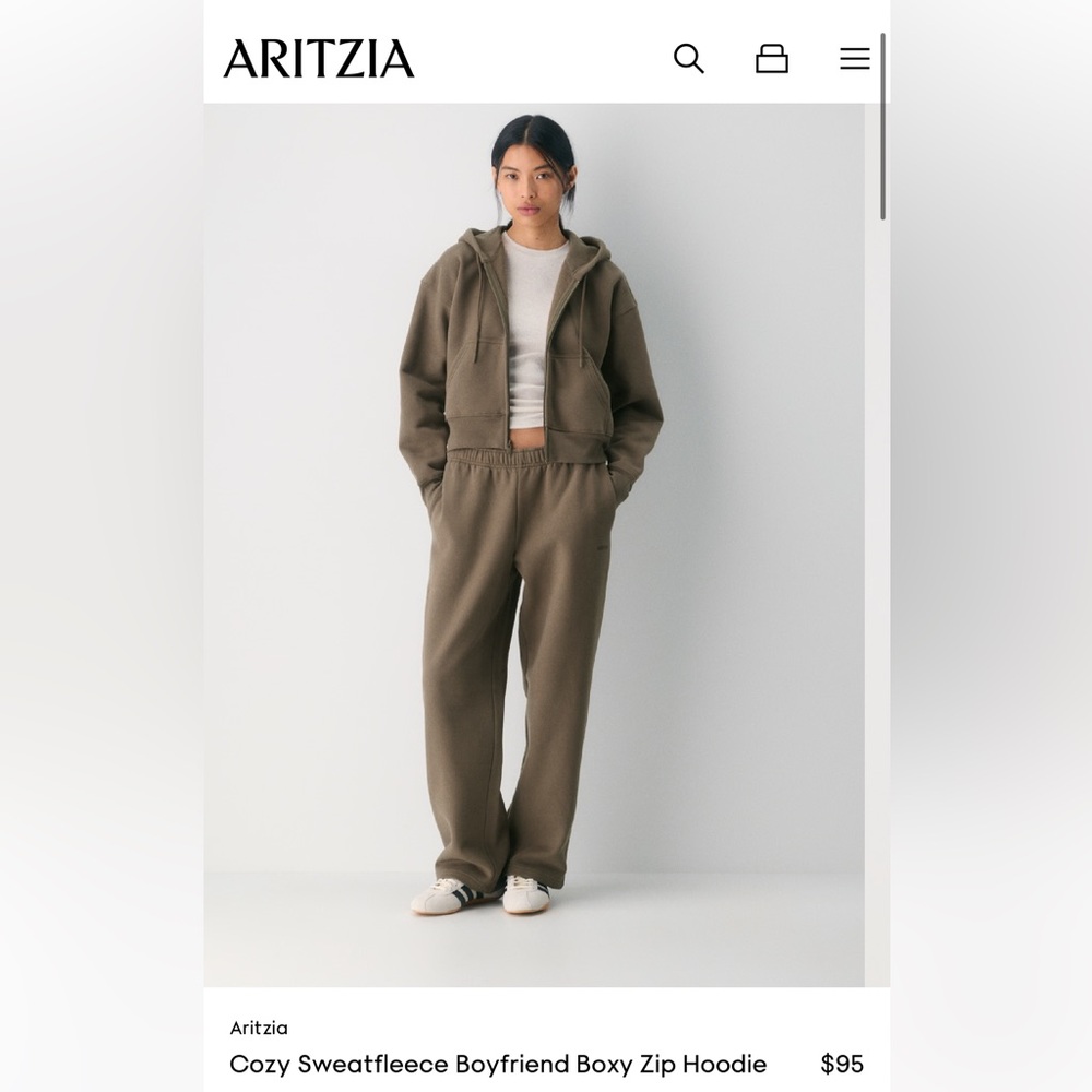TNA by Aritzia zip up hoodie